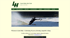 Desktop Screenshot of lakeholly.com